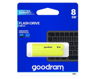 GOODRAM 8GB UME2 odczyt 20MB/s USB 2.0 żółty - 606425 - zdjęcie 1